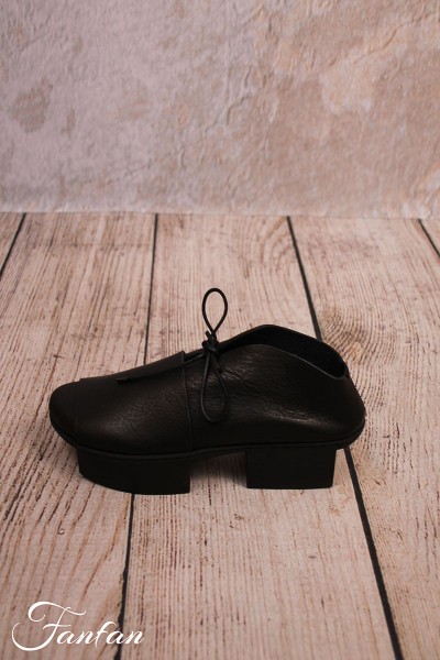 Trippen Chaussure à lacet et plateau Deck waw noire