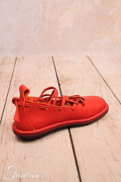 Trippen Ballerine à lacets Mess red waw