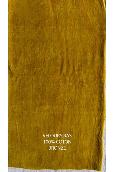Les Ours Veste Mariene Velours Ras Bronze